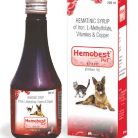 HEMOBEST HEMATINICS BLOOD BOOSTER SUPPLEMENT FOR DOGS TTK HEALTHCARE LIMITED 200ml - Image 1