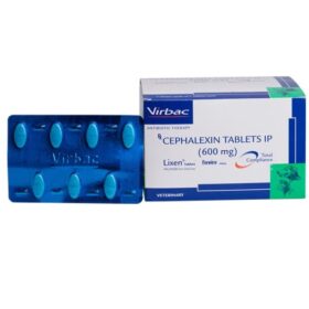 Virbac Cephalexin | Lixen Tablet For Dog & Cats (600 mg) 7 Tablets In One Strip - Image 1