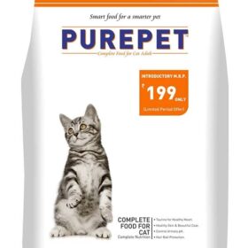 Purepet Adult Dry Cat Food, Mackerel the pet being
