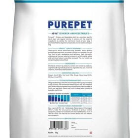 Purepet Chicken and Vegetables Adult Dog Food The Pet Being