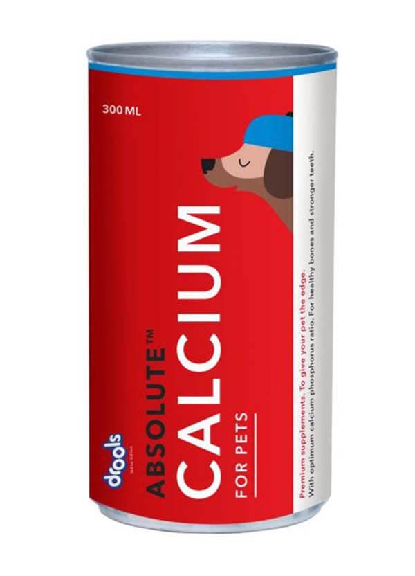 Drools Absolute Calcium Syrup- Dog Supplement Drools Absolute Calcium Syrup- Dog Supplement