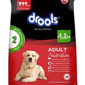Drools 100% Vegetarian Adult Dog Food, 6.5kg