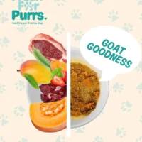 Fresh For Purrs Goat Goodness Cat Food – Fresh Goat Meat Recipe, High Protein Natural Meal & Easy Digest Nutrition for Cats