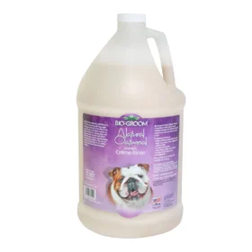 Bio-Groom Natural Oatmeal Anti-Itch Crème Rinse Conditioner – 10% Colloidal Oatmeal Soothing Treatment for Dogs & Cats, Gallon (3.8 L)