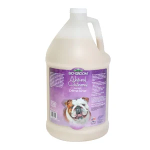 Bio-Groom Natural Oatmeal Anti-Itch Crème Rinse Conditioner – 10% Colloidal Oatmeal Soothing Treatment for Dogs & Cats, Gallon (3.8 L)