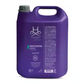 Hydra Groomers Moisturizing Shampoo 5000ml large purple salon jug for cats and dogs – oatmeal extract, 10:1 dilution, balanced pH, made in Brazil by Pet Society