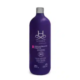 Hydra Groomers Odour Neutralizing Shampoo 1000ml purple bottle for cats and dogs – oatmeal extract, removes bad odours, 10:1 dilution, balanced pH by Pet Society