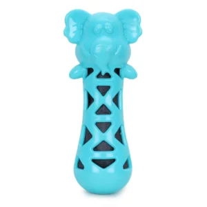 BASIL Crackling Elephant TPR Chew Toy for Dogs & Puppies – Durable, Crackle-Sound Dental Chew Toy