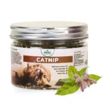 BASIL Pure & Natural Catnip Jar for Cats & Kittens – 100% Natural Field-Dried Catnip Flakes (30g)