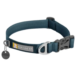 Ruffwear Front Range Dog Collar – Ombré Tubelok Webbing, Aluminium V-Ring, Silicone Tag Silencer, Everyday Collar for All Breeds