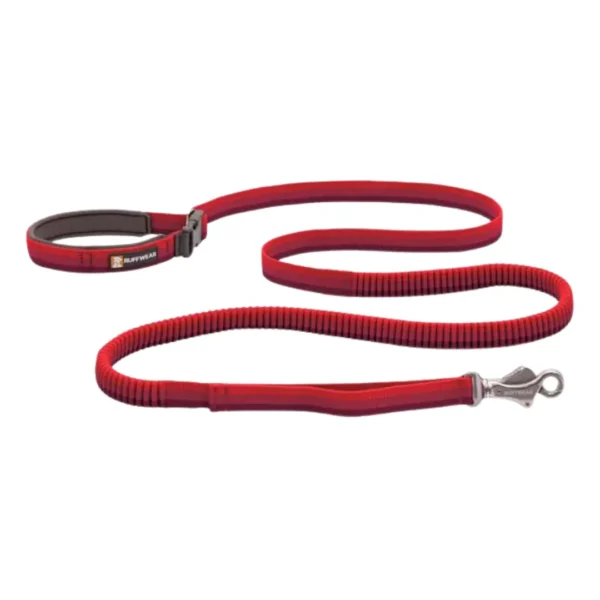 Ruffwear Roamer Dog Leash – Stretch Webbing with Shock Absorption, Adjustable Hands-Free Waist Handle, Traffic Handle, Lockable Talon Clip Ruffwear Roamer Dog Leash – Stretch Webbing with Shock Absorption, Adjustable Hands-Free Waist Handle, Traffic Handle, Lockable Talon Clip
