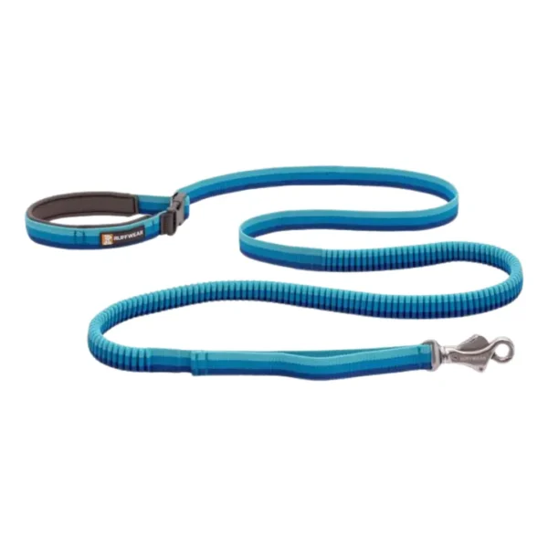 Ruffwear Roamer Dog Leash – Stretch Webbing with Shock Absorption, Adjustable Hands-Free Waist Handle, Traffic Handle, Lockable Talon Clip