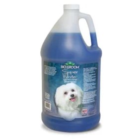 Bio-Groom Super White Coat Brightener Dog Shampoo – Whitening & Brightening Shampoo for White & Light-Coloured Coats, Gallon (3.8 L)