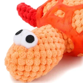 BASIL Plush Tortoise Pet Toy – Soft Plush & TRP Rubber Chew Toy for Dogs - Image 2