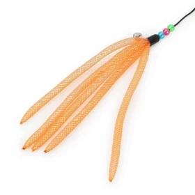 BASIL Cat Teaser Stick with Strings & Bell – Interactive Wand Toy for Cats & Kittens - Image 2