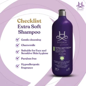 Hydra Groomers Extra Soft Facial Shampoo for Dogs & Cats – Sulfate-Free, Tear-Free & Hypoallergenic Chamomile Face Wash (1 L) - Image 3