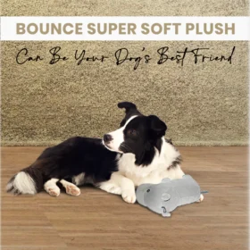 BASIL Cuddly Soft Hippo Plush Toy for Dogs & Puppies - Image 3