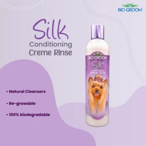 Bio-Groom Silk Conditioning Crème Rinse – Dog Conditioner for Tangle-Free, Soft & Manageable Coat (355 ML) - Image 7
