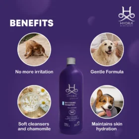 Hydra Groomers Extra Soft Facial Shampoo for Dogs & Cats – Sulfate-Free, Tear-Free & Hypoallergenic Chamomile Face Wash (1 L) - Image 4