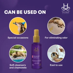 Hydra Groomers Forever Baby Pet Cologne – Soft Floral Fragrance Spray for Dogs & Cats (130 ML) - Image 4