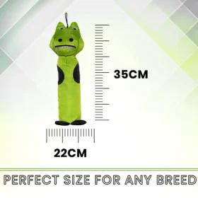 BASIL Crunchy Crocodile – Interactive Squeaky & Crinkle Toy for Tough Chewing Dogs