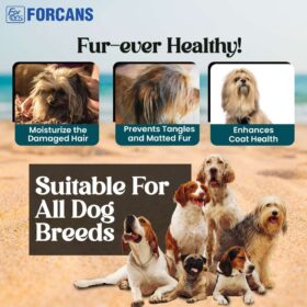 Forcans Long Coat Aloe Shampoo for Dogs – Moisturising, Detangling & Shine-Boosting Dog Shampoo (750 ML) - Image 5