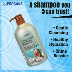 Forcans Long Coat Aloe Shampoo for Dogs – Moisturising, Detangling & Shine-Boosting Dog Shampoo (750 ML) - Image 6