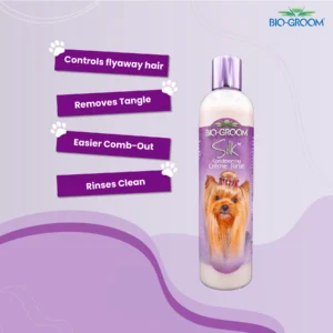 Bio-Groom Silk Conditioning Crème Rinse – Dog Conditioner for Tangle-Free, Soft & Manageable Coat (355 ML) - Image 4