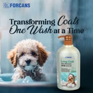 Forcans Long Coat Aloe Shampoo for Dogs – Moisturising, Detangling & Shine-Boosting Dog Shampoo (750 ML) - Image 7