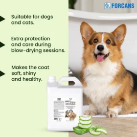 Forcans Aloe Rinse Conditioner – Aloe Vera, Collagen & Vitamin E for Soft, Tangle-Free Coat (4 L) - Image 6