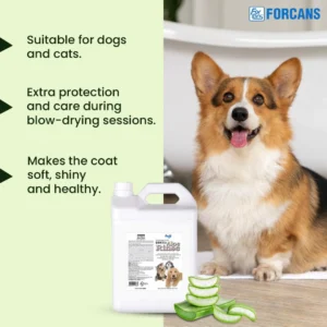 Forcans Aloe Rinse Conditioner – Aloe Vera, Collagen & Vitamin E for Soft, Tangle-Free Coat (4 L) - Image 6