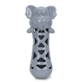 BASIL Crackling Elephant TPR Chew Toy for Dogs & Puppies – Durable, Crackle-Sound Dental Chew Toy