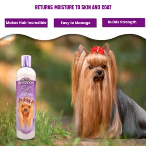 Bio-Groom Silk Conditioning Crème Rinse – Dog Conditioner for Tangle-Free, Soft & Manageable Coat (355 ML) - Image 5