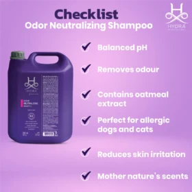 Hydra Groomers Odour Neutralizing Shampoo for Dogs & Cats – Deep Cleaning, Long-Lasting Fragrance, Salon-Grade Formula (5 L) - Image 7