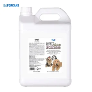 Forcans Aloe Rinse Conditioner – Aloe Vera, Collagen & Vitamin E for Soft, Tangle-Free Coat (4 L)