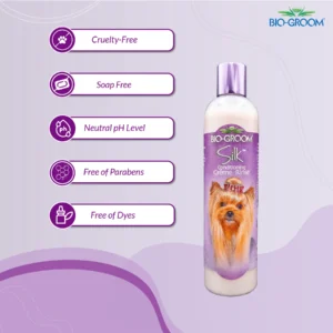 Bio-Groom Silk Conditioning Crème Rinse – Dog Conditioner for Tangle-Free, Soft & Manageable Coat (355 ML) - Image 3