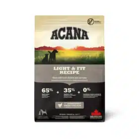 Acana Light & Fit Grain-Free Dry Dog Food – High-Protein, Low-Fat Formula for Weight Management in Adult Dogs