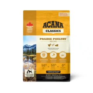 Acana Classic Prairie Poultry Dry Dog Food – 50% Chicken with Wholesome Grains for All Life Stages