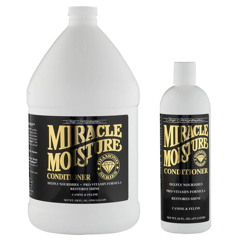 Chris Christensen Diamond Series Miracle Moisture Dog Conditioner – Deep Hydration, Coat Repair & Detangling for Dry, Damaged Coats