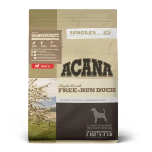 Acana Free-Run Duck Grain-Free Dry Dog Food – Single Protein Limited Ingredient Diet for Sensitive Dogs