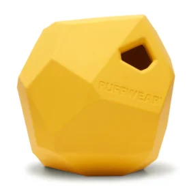 Ruffwear Gnawt-a-Rock Natural Rubber Dog Toy – Treat-Dispensing, Chew-Resistant Fetch and Play Toy for Dogs