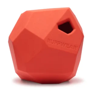 Ruffwear Gnawt-a-Rock Natural Rubber Dog Toy – Treat-Dispensing, Chew-Resistant Fetch and Play Toy for Dogs