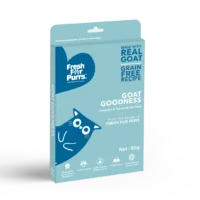 Fresh For Purrs Goat Goodness Cat Food – Fresh Goat Meat Recipe, High Protein Natural Meal & Easy Digest Nutrition for Cats