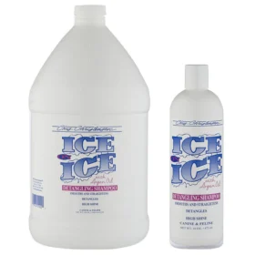 Chris Christensen Ice on Ice Detangling Dog Shampoo – Gentle Cleansing, Tangle Control & Coat Protection for All Coat Types