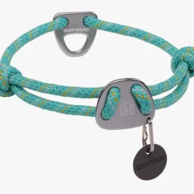 Ruffwear Knot-a-Collar Climbing Rope Dog Collar – Reflective, Adjustable, Low-Profile Everyday Collar for Dogs