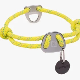 Ruffwear Knot-a-Collar Climbing Rope Dog Collar – Reflective, Adjustable, Low-Profile Everyday Collar for Dogs