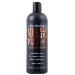 Chris Christensen Diamond Series Miracle Repair Shampoo – Pro-Vitamin, Antioxidant-Rich, Coat Repair Shampoo for Dogs and Cats