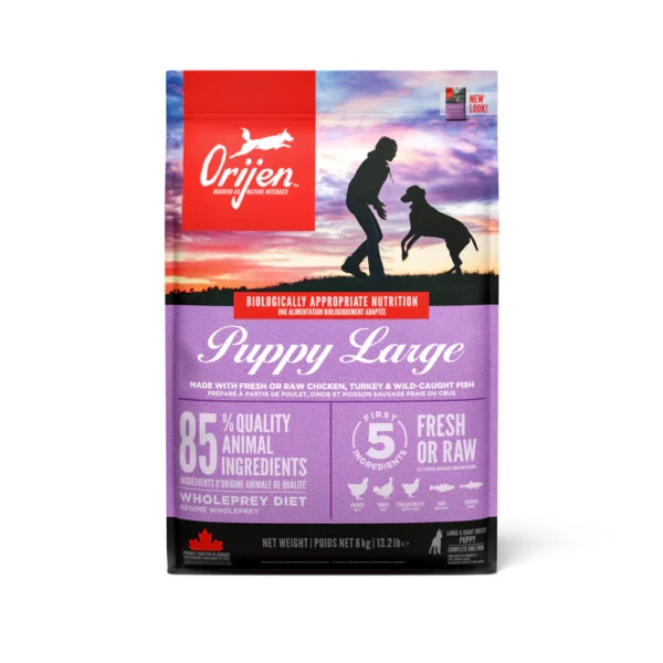 Orijen Puppy Large Grain-Free Dry Dog Food – Biologically Appropriate Nutrition for Large Breed Puppies Orijen Puppy Large Grain-Free Dry Dog Food – Biologically Appropriate Nutrition for Large Breed Puppies