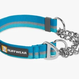 Ruffwear Chain Reaction Martingale Dog Collar – Reflective Tubelok Webbing, Stainless Steel Limited-Cinch Chain, Escape-Proof Design
