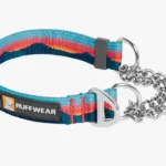 Ruffwear Chain Reaction Martingale Dog Collar – Reflective Tubelok Webbing, Stainless Steel Limited-Cinch Chain, Escape-Proof Design